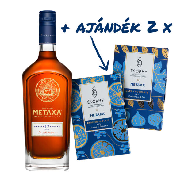 Metaxa 12* Brandy x Ésophy csokoládé 0,7L 40%