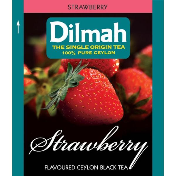 Dilmah Strawberry eper ízesítésű fekete tea 25db/cs