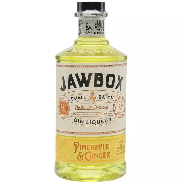 Jawbox Pineapple &amp; Ginger Gin Likőr 0,7L 20%
