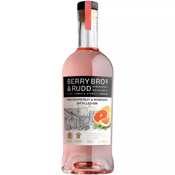 Berry Bro's &amp; Rudd Pink Grapefruit &amp; Rosemary Gin 0,7L 40%