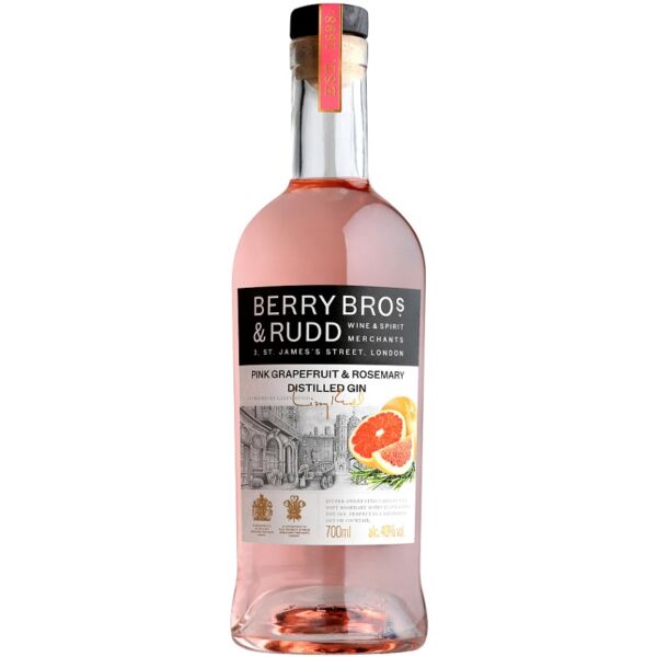 Berry Bro's &amp; Rudd Pink Grapefruit &amp; Rosemary Gin 0,7L 40%