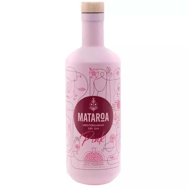 Mataroa Mediterranean Pink Gin 38% 0,7L