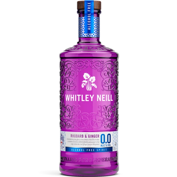 Whitley Neill Rhubarb &amp; Ginger Alkoholmentes Gin 0,7L 0%