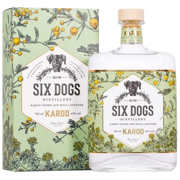 Six Dogs Karoo Gin 0,7l 43%