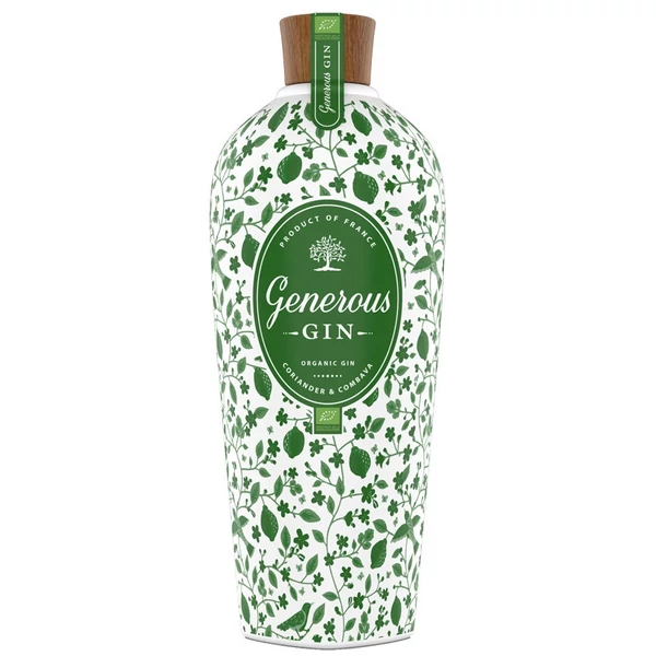 Generous Organic Gin 44% (zöld) 0,7