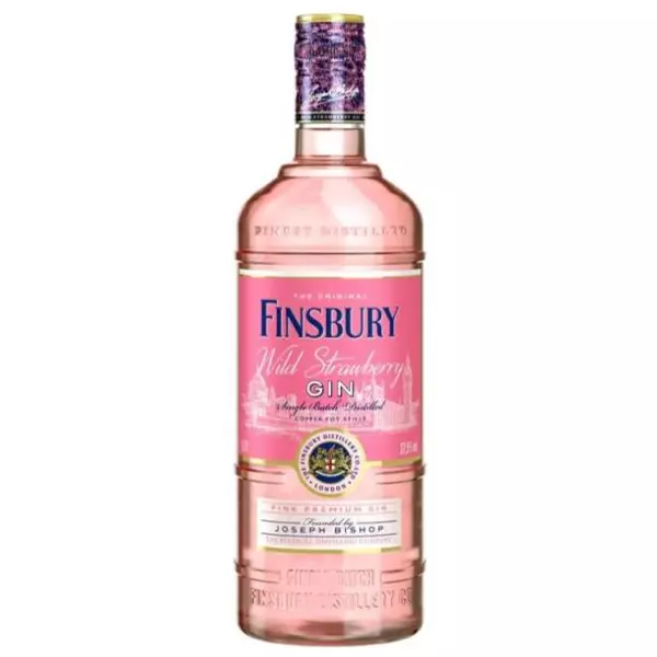 Finsbury Wild Strawberry Pink Premium Gin - 0,7L (37,5%)