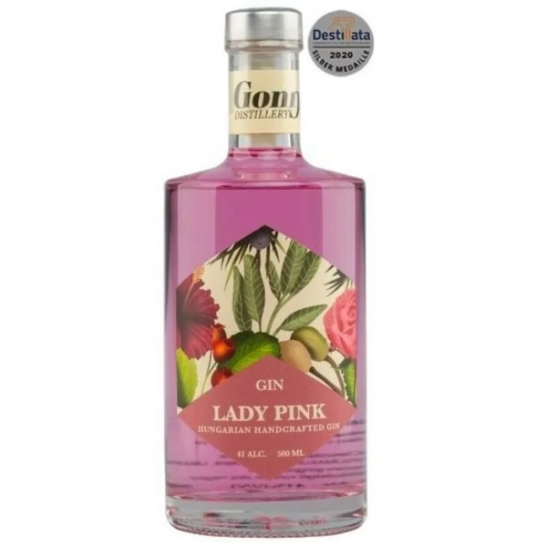 GONG Lady Pink Bio Gin 41% 0,5L