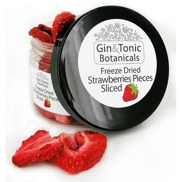 Gin Tonic Botanicals kis tégelyben liofilizált szeletelt eper 10 gr