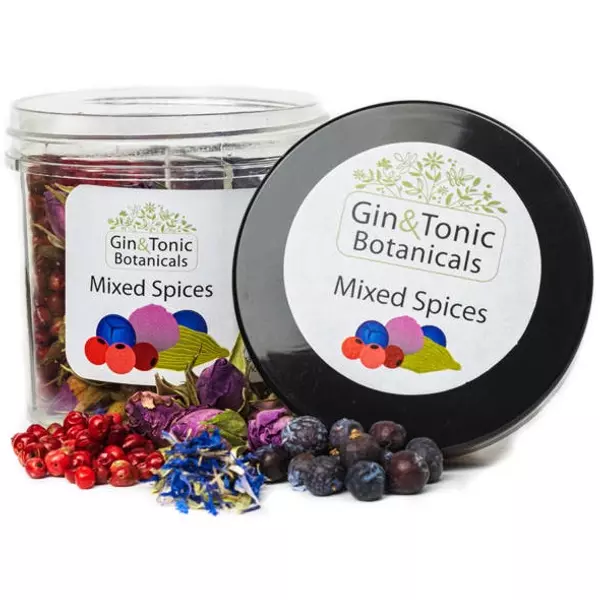 Gin Tonic botanicals osztott tégelyben 4 fajta fűszerrel 25 gr