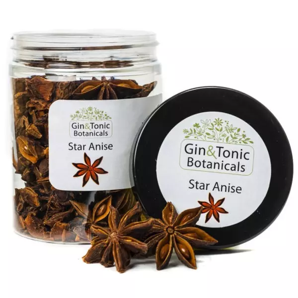 Gin Tonic botanicals közepes tégelyben, csillag ánizs egész 60 gr