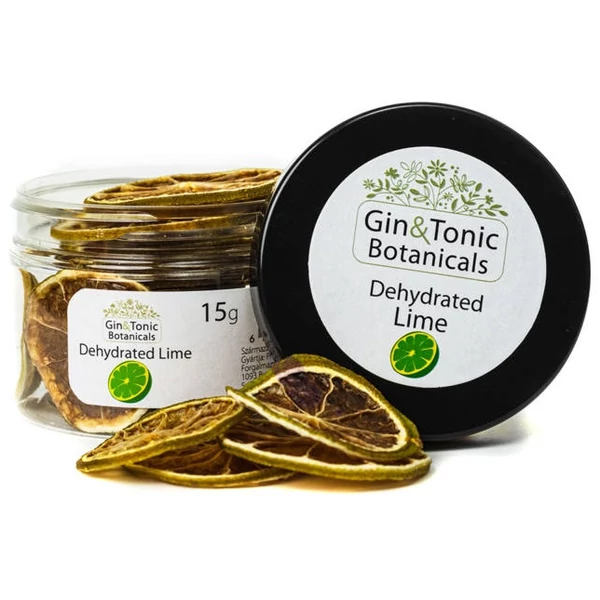 Gin Tonic Botanicals kis tégelyben Szárított Lime karikák 15 gr