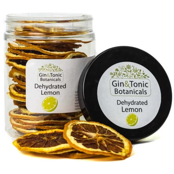 Gin Tonic Botanicals közepes tégelyben Szárított Citrom karikák 35gr