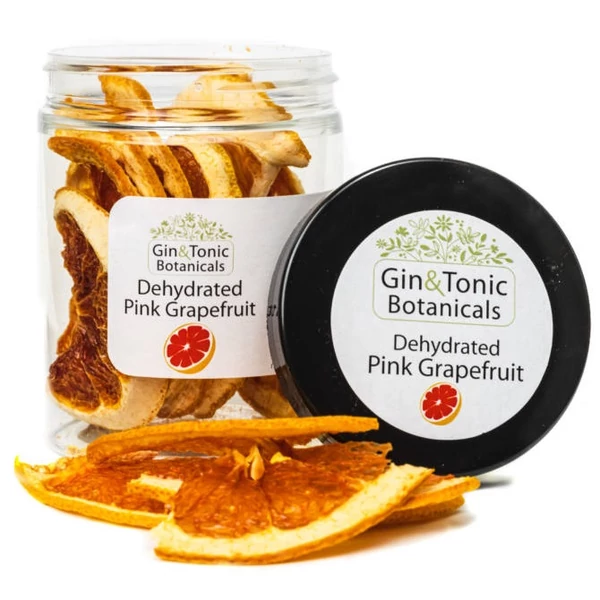 Gin Tonic Botanicals közepes tégelyben Szárított Grapefruit karikák 20gr