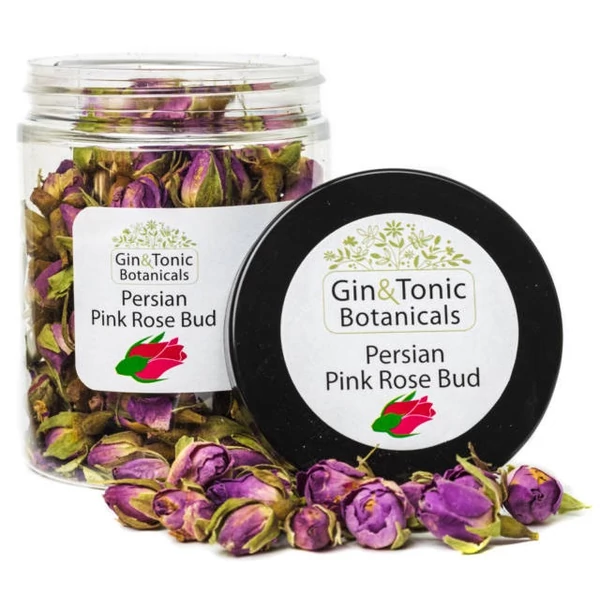 Gin Tonic Botanicals közepes tégelyben Pink Perzsa Rózsa Bimbó 30 gr