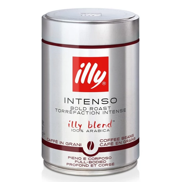 illy, szemes sötét pörkölésű kávé, 250 gr