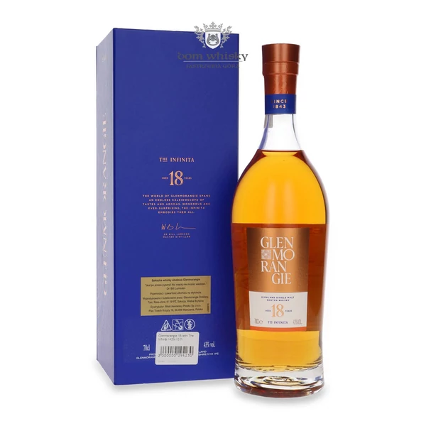 Glenmorangie 18 éves whisky 0,7L 43%