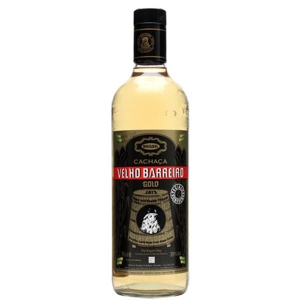 Cachaca Velho Barreiro gold 0,7L 39%