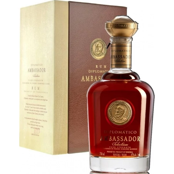 Diplomatico Ambassador rum fa/bőr dd. 0,7L 47% 