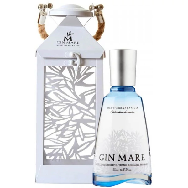 Gin Mare Mediterranean Gin 0,7L 42,7% fém lámpásban