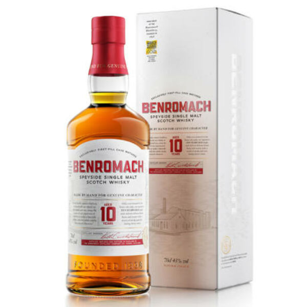 Benromach 10 years Single Malt whisky 0,7L 43% dd.