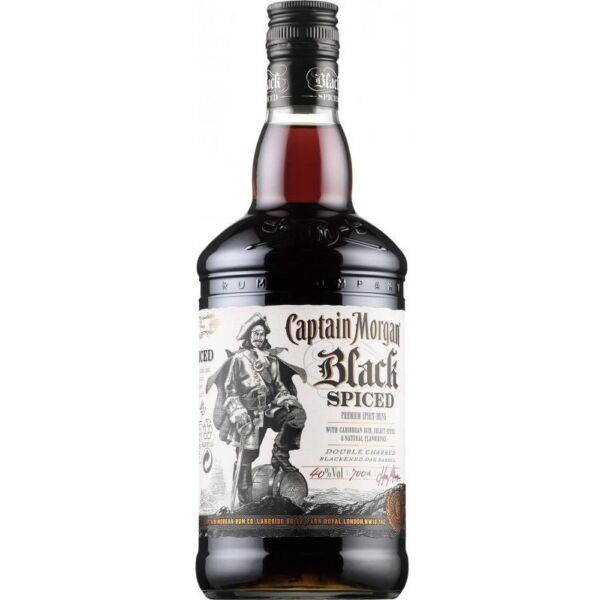 Captain Morgan Black Spiced rum 0,7L 37,5%