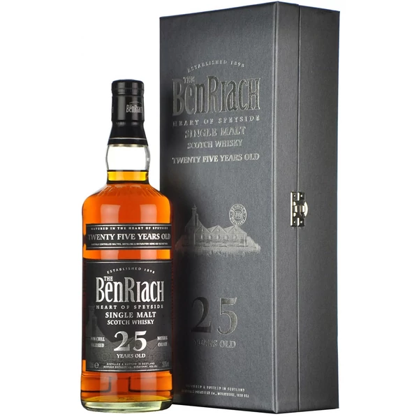 BenRiach 25 years whiksy dd. 0,7L 50%