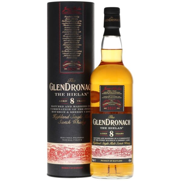 GlenDronach The Hielan’ 8 years whisky dd. 0,7L 46%
