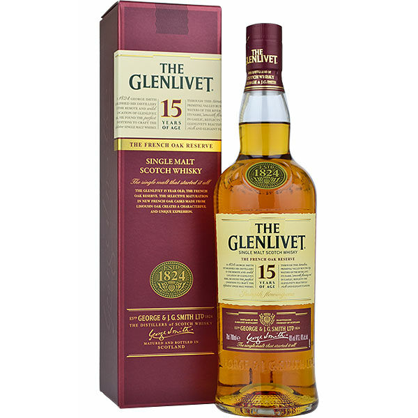 Glenlivet 15 years whisky pdd. 0,7L 40%