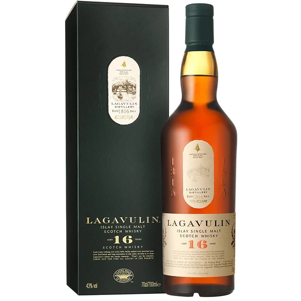 Lagavulin 16 years whisky 0,7L 43%