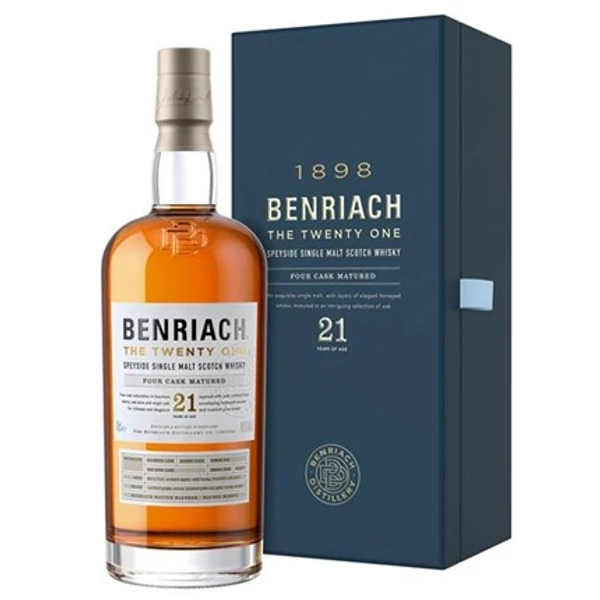 BenRiach 21 years whiksy dd. 0,7L 46%