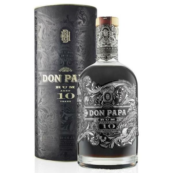 Don Papa rum 10 years 43% dd.0,7