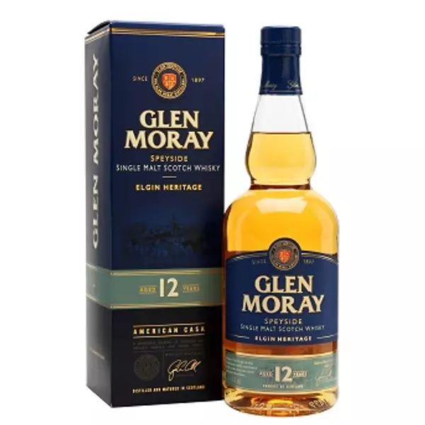 Glen Moray 12 years American Cask 40% pdd.0,7