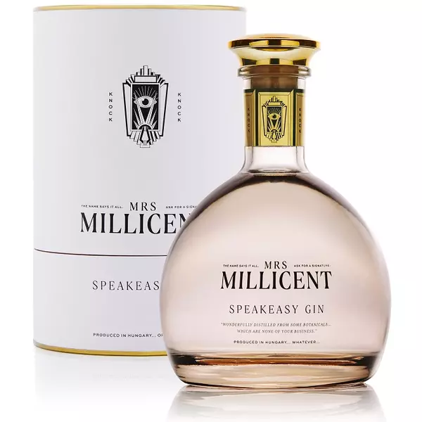 Mrs. Millicent Speakeasy Gin Díszdobozban 0,7 44,4%