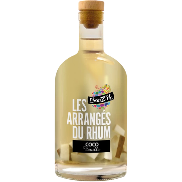 Les Arranges Coco Vanille rum 28% 0,7 gyümölcs hússal