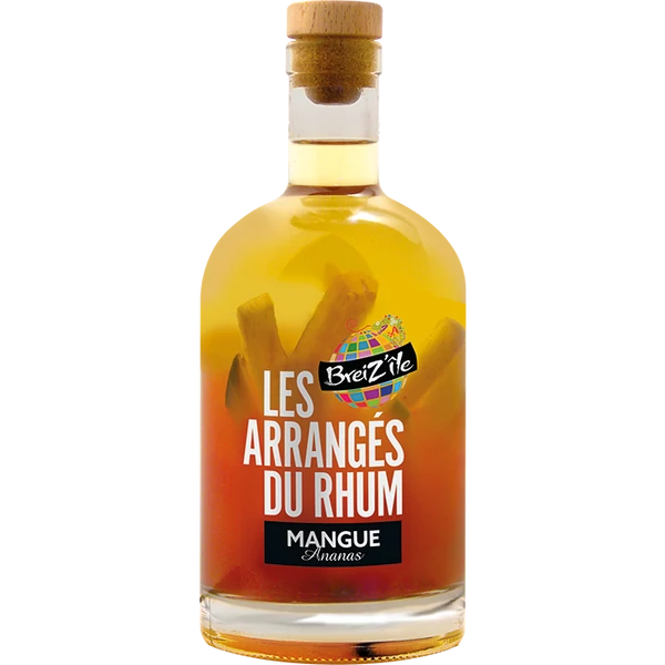 Les Arranges Mangue Ananas rum 28% 0,7