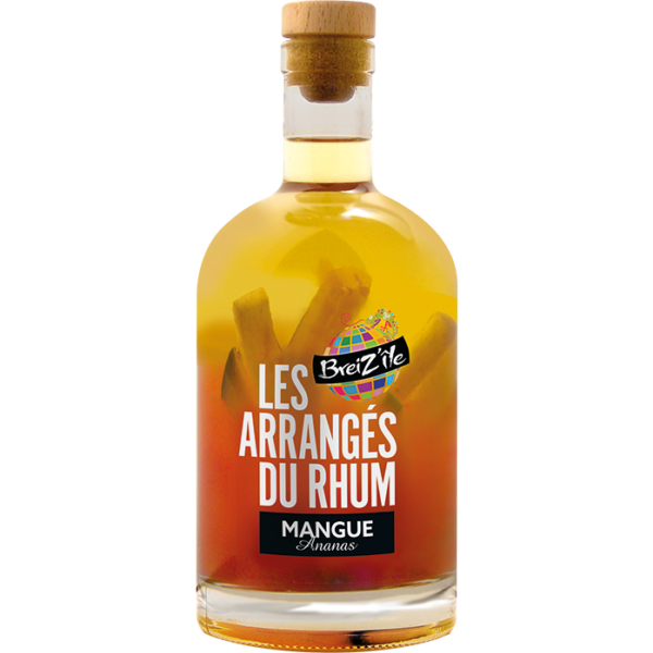 Les Arranges Mangue Ananas rum 28% 0,7