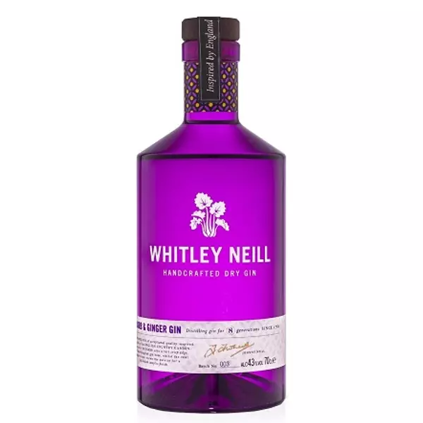 Whitley Neill Rhubarb Ginger Gin 43% 0,7