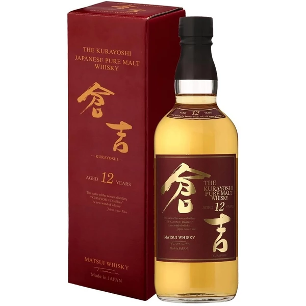 Kurayoshi 12 years Japán Malt Whisky 43% pdd.0,7