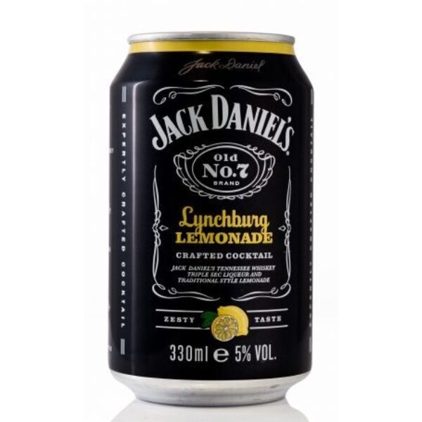Jack Daniels Lynchburg & LEMONADE 5% 0,33 (kizárólag kartonban, 1#=12db)
