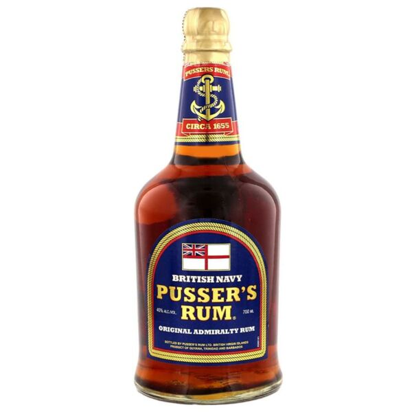 Pussers British Navy Rum Original Blue Label 0,7L 40%