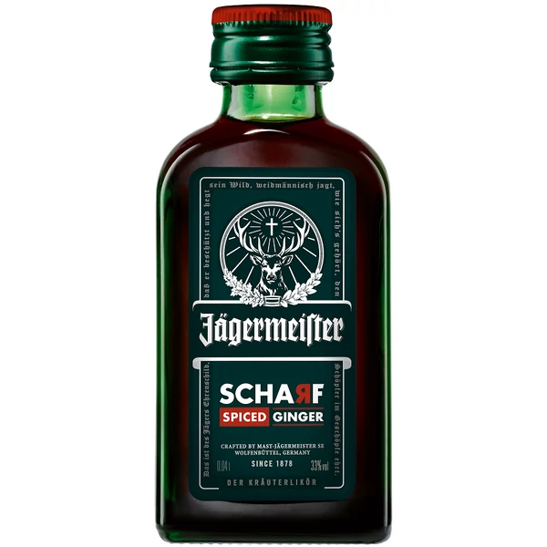 Jägermeister Scharf likőr mini 0,04L 33%