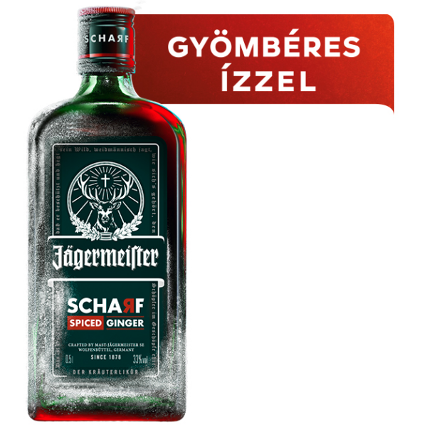 Jägermeister Scharf likőr 0,5L 33%