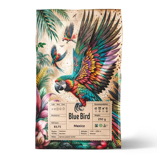 Blue Bird Mexico szemes kávé 200 g