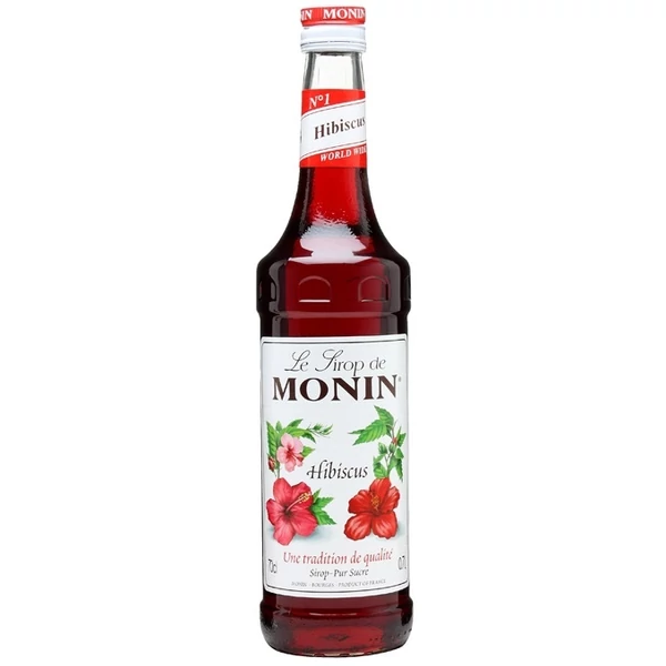 Monin Hibiszkusz koktélszirup (hibiscus) 0,7L