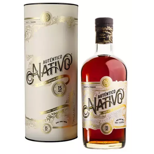 Auténtico Nativo 15 éves rum 0,7L 40% dd.