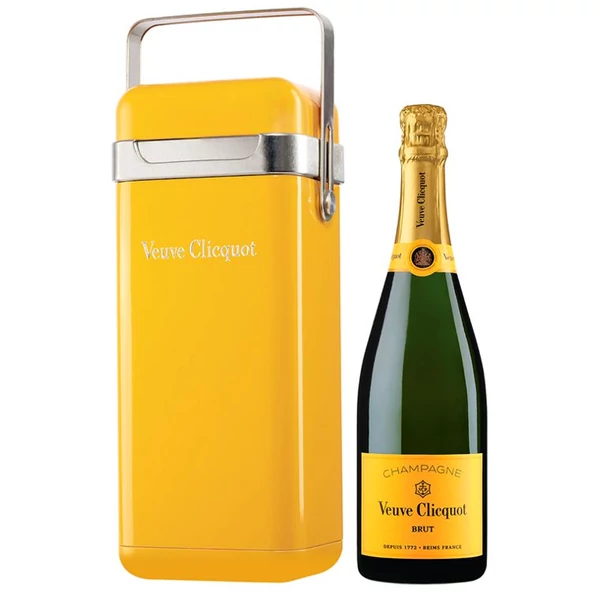 Veuve Clicquot Ponsardin Brut Champagne 0,75L 12% - Design pezsgőhűtővel