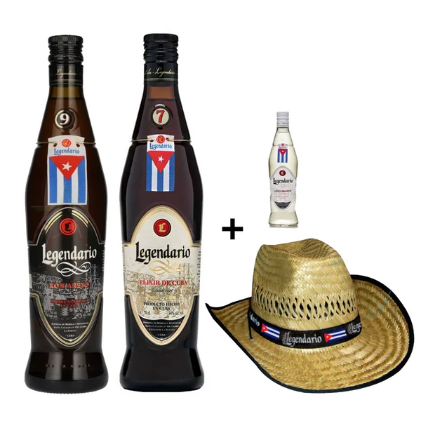 Legendario rum szett 2 + ajándék Legendario mini és kalap