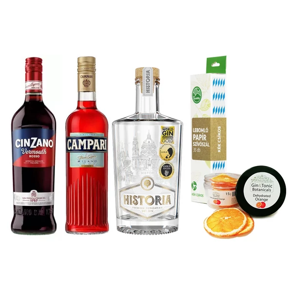 Negroni koktél szett