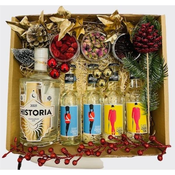 Karácsonyi Historia gin tonik csomag díszdobozban