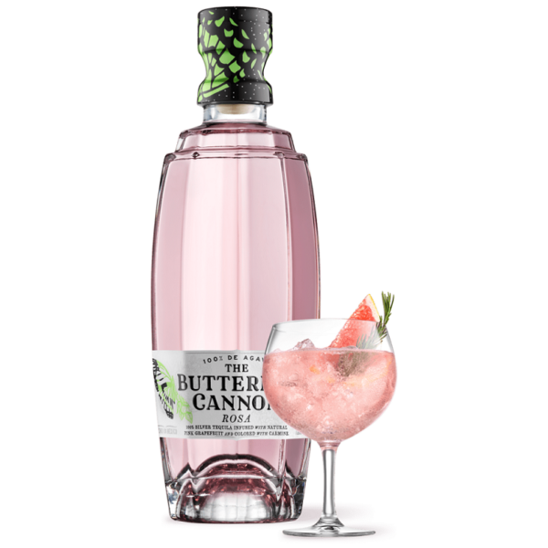 Butterfly Cannon Rosa 100% Agave Tequila 0,5l 40%